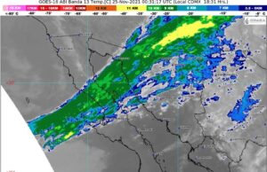 Confirman tormenta invernal para Sonora
