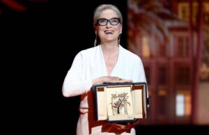 Meryl Streep recibe la “Palma de Oro Honorífica” en Cannes 2024