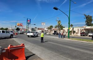 Se registra flujo vehicular en orden en vías alternas en el primer día de obra del proyecto integral de paso desnivel Colosio y Solidaridad