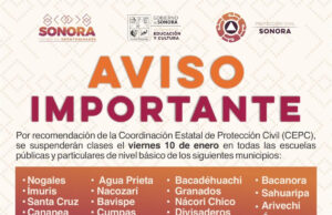 Se mantiene suspensión de clases este viernes 10 de enero en 30 municipios: SEC