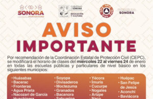 Modifica SEC horario de clases en 41 municipios ante pronóstico de bajas temperaturas