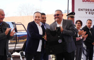 Entrega Gobernador Durazo patrullas y equipamiento de seguridad para fortalecer municipios de la sierr