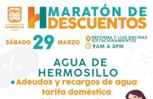 Invita Tesorería Municipal al Maratón de Descuentos este sábado 29 de marzo
