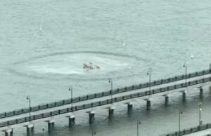 Se desploma helicóptero sobre el río Hudson, en Nueva York: imágenes
