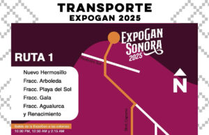 Gobierno del Sonora ofrecerá transporte público especial nocturno durante la ExpoGan