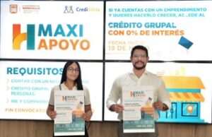 Anuncia Desarrollo Económico el programa Maxi Apoyo Créditos a emprendedores