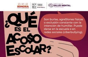 Llama Gobierno de Sonora a prevenir y detectar a tiempo el acoso escolar