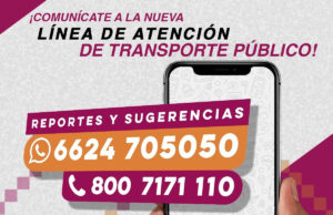Gobierno de Sonora habilita nuevo WhatsApp para atención ciudadana del Imtes
