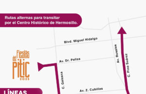 Gobierno de Sonora informa ajustes temporales en líneas de transporte urbano