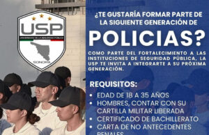 Anuncia Gobierno de Sonora convocatoria para Policía Preventivo