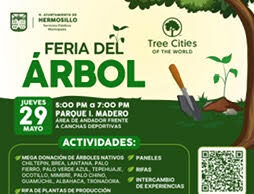 Invita Ayuntamiento de Hermosillo a celebrar la Feria del Árbol con mega donación y pláticas sobre cuidado del agua