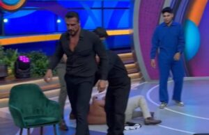 VIDEO: Alberto del Río se pelea a golpes en programa en vivo
