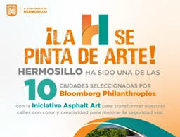 Anuncia Toño Astiazarán premio internacional de Bloomberg Philanthropies para revitalizar con arte urbano las calles del centro