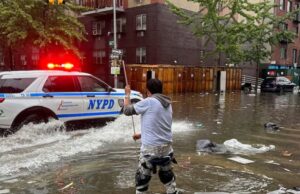 Nueva york queda bajo el agua por intensas inundaciones; videos inundan las redes