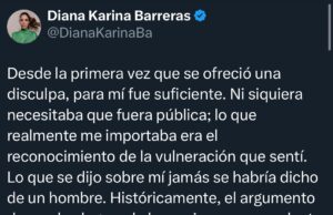 Quiere Diputada Diana Karina Barreras que Tribunal reconsidere sanción