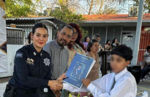 Policías Estatales del Gobierno de Sonora son ejemplo para la niñez