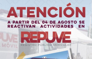 Reanudará Gobierno de Sonora recorridos de Repuve por municipios en agosto