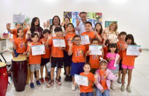 Apoya Toño Astiazarán a niñas y niños con Campamento Cultural del IMCA