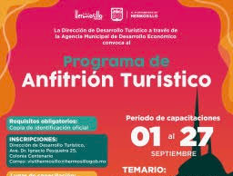Continúa convocatoria de Anfitrión Turístico de Hermosillo disponible hasta el 31 de agosto