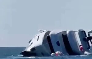 VIDEO: Yate de lujo se hunde minutos después de zarpar
