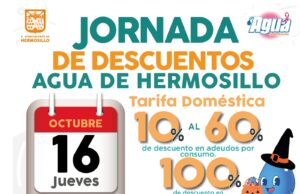 Invita Agua de Hermosillo a Jornada de Descuentos en la colonia Nuevo Hermosillo