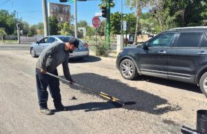 Intensifica Ayuntamiento de Hermosillo bacheo en área urbana y rural