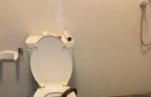 🐍 Una ida al baño que terminó en pesadilla: hombre es mordido por una serpiente