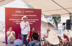 Gobierno de Sonora inicia obra de línea de conducción y tanque elevado en La Escalera, Huatabampo
