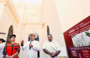 Gobernador Durazo recupera patrimonio histórico con entrega de segunda etapa de restauración de Catedral de Hermosillo