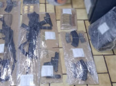 Incauta Policía Estatal y Semar cuatro armas de fuego en operativo por Maytorena