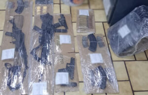 Incauta Policía Estatal y Semar cuatro armas de fuego en operativo por Maytorena