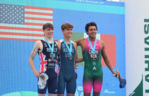 Dylan Campa logra bronce en la Copa Premium de Triatlón en Chile