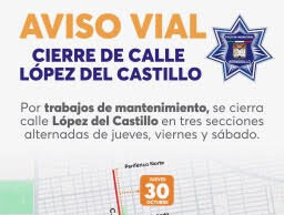 Inicia Gobierno Municipal mantenimiento en calle López del Castillo