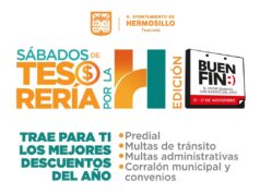 Tendrán Tesorería Municipal y Agua de Hermosillo descuentos este sábado 15 de noviembre