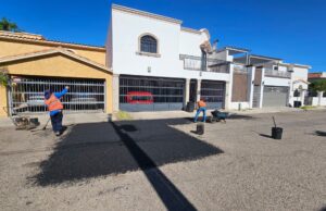 Continúa Ayuntamiento de Hermosillo este viernes con jornadas de bacheo