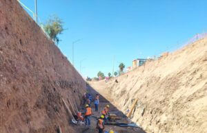 Avanza Agua de Hermosillo con la rehabilitación del colector principal del bulevar Paseo Río Sonora