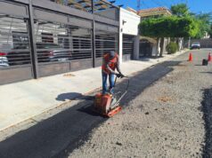 Repara Ayuntamiento de Hermosillo vialidades en 12 colonias más