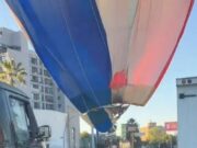 Asi aterrizaron globos aerostáticos en en calles de Guanajuato