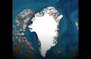 Groenlandia se encoge y se desplaza hacia el noroeste