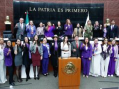 Firman en el Senado minuta de Colectiva 50+1 para empoderamiento de las mujeres en Tamaulipas