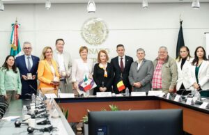 Acuden al Senado integrantes de la Cámara de Representantes del Reino de Bélgica