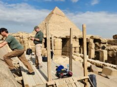 Detectan posibles cavidades ocultas en la pirámide de Menkaure en Egipto