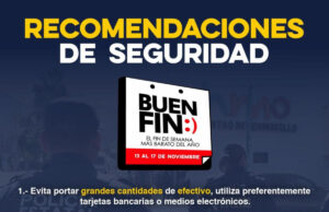 Protege tu dinero y tu información este Buen Fin 2025: Secretaría de Seguridad Pública