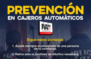 Comparte SSP Sonora consejos a la ciudadanía para un retiro seguro en cajeros automáticos