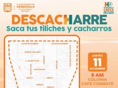 Este jueves realizará Gobierno de Hermosillo jornada de descacharre en la colonia Café Combate