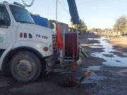 Avanza AguaH con los trabajos de rehabilitación del colector en Miguel Alemán