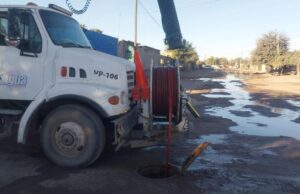 Avanza AguaH con los trabajos de rehabilitación del colector en Miguel Alemán