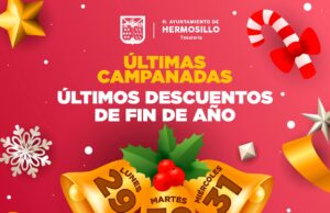 Ayuntamiento de Hermosillo ofrece últimos descuentos de fin de año en predial, multas de tránsito y multas administrativas