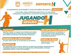 Continúa abierta la convocatoria de Jugando Seguro en La H para deportistas en Hermosillo