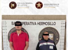 FGJES logra detención de dos personas con órdenes de aprehensión por homicidio calificado en grado de tentativa en Hermosillo